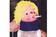 禁煙指導教材スモーキー人形