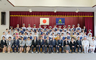近江八幡市立看護専門学校で卒業式